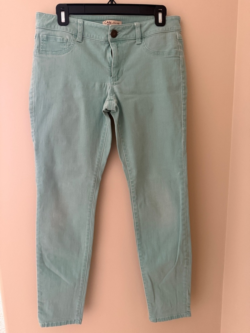 CAbi Pale Mint Jeans - Women's Slim Fit